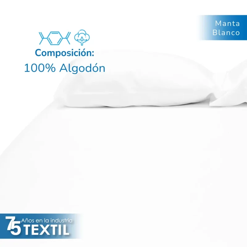 Juego Sábanas Manta Blanco Individual Colchón Alto 40 cm