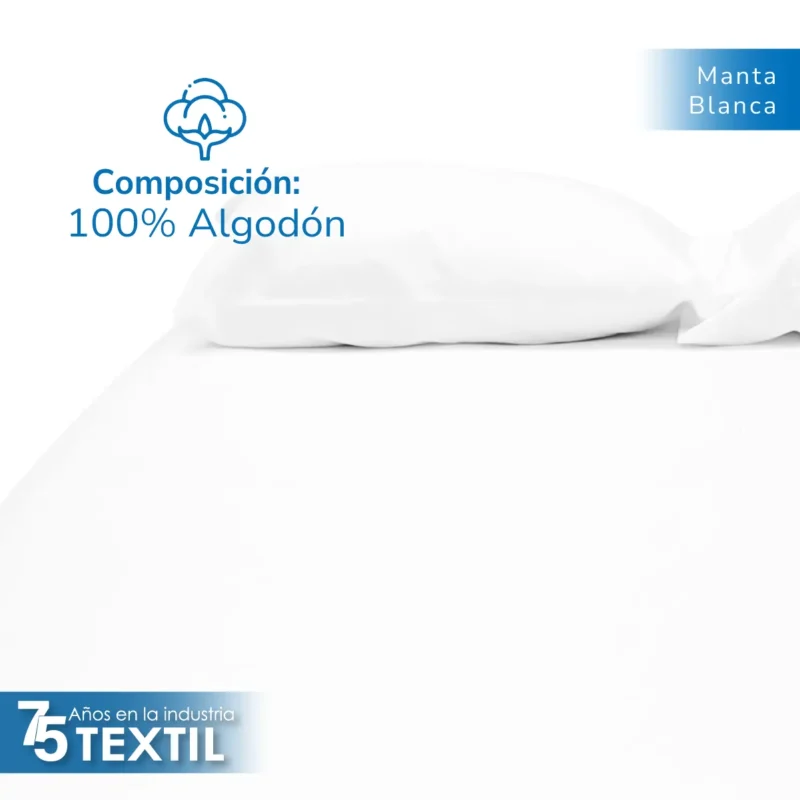 Juego Sábanas Manta Blanco Queen Size Colchón Alto 40 cm