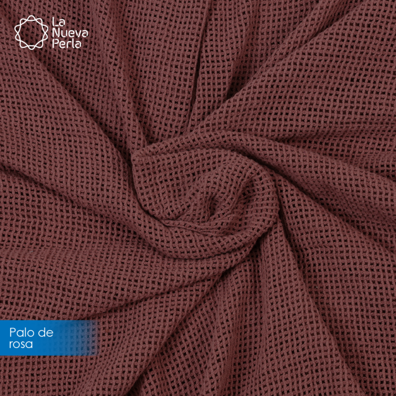 Manta Labrada Red 1.10 M ancho Palo de Rosa