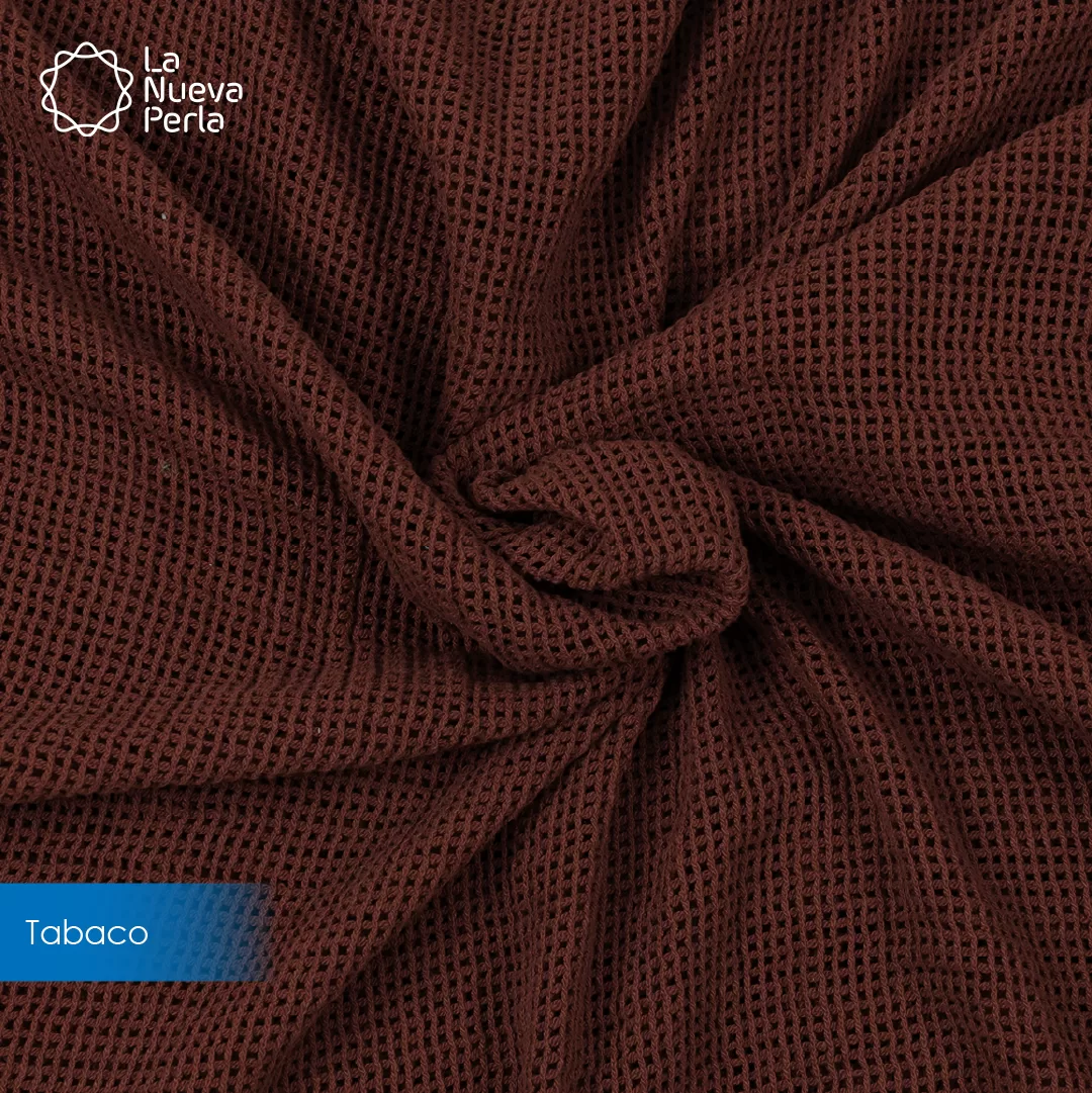 Manta Labrada Red 1.10 M ancho Tabaco: imagen 1