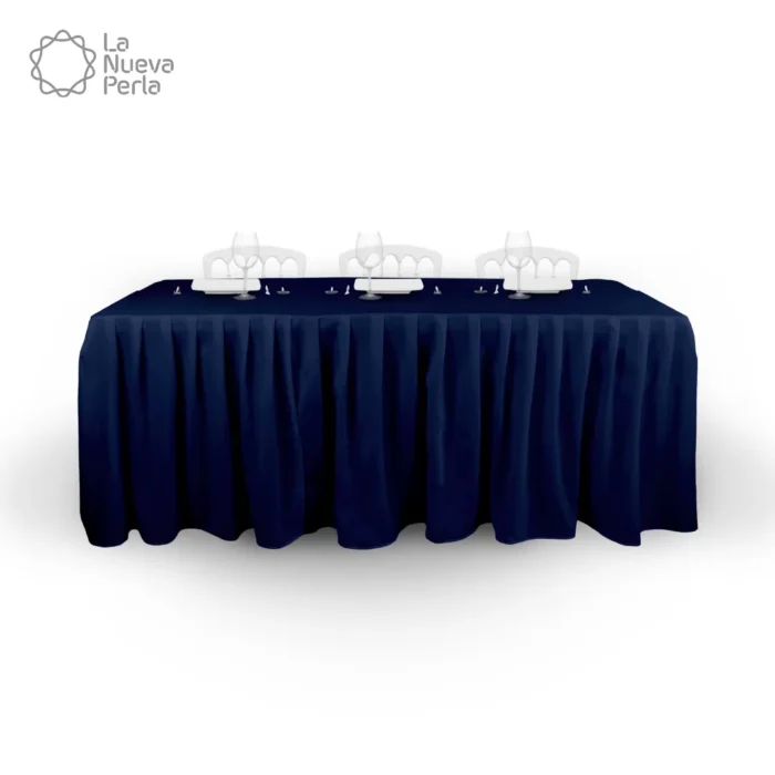 Bambalina Tergal Liverpool 124x61x70 cm (para tablón 120×60 cm) Azul Marino