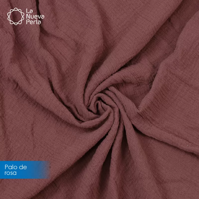 Manta Muselina 2.55 M ancho Palo de Rosa