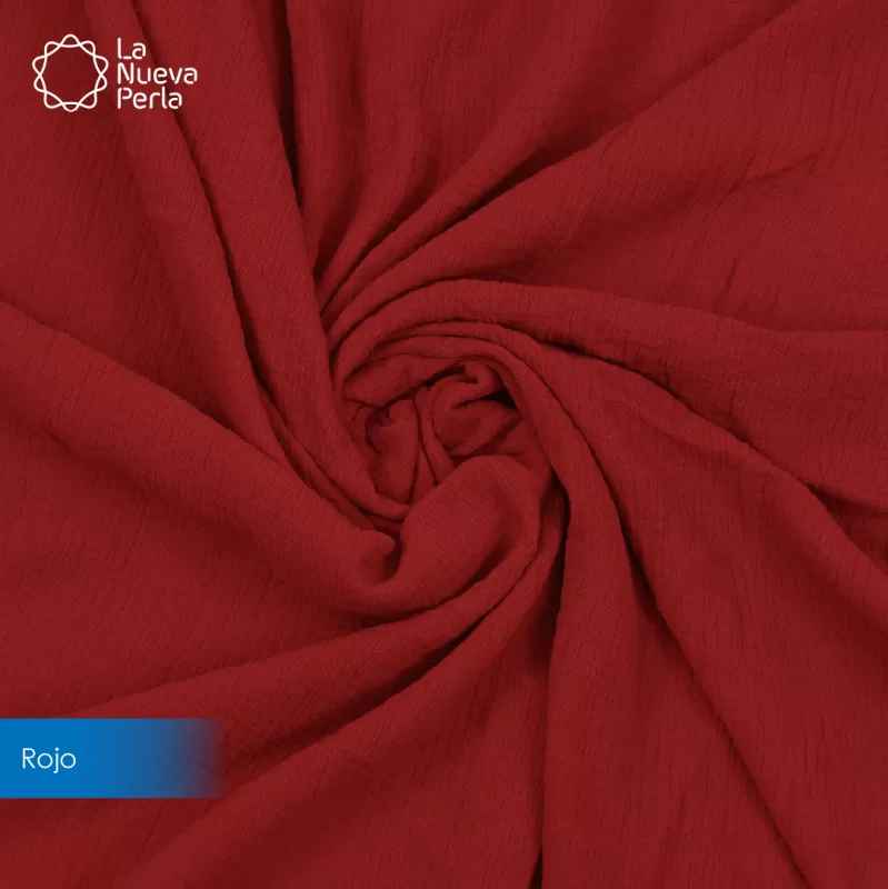 Manta Muselina 2.55 M ancho Rojo
