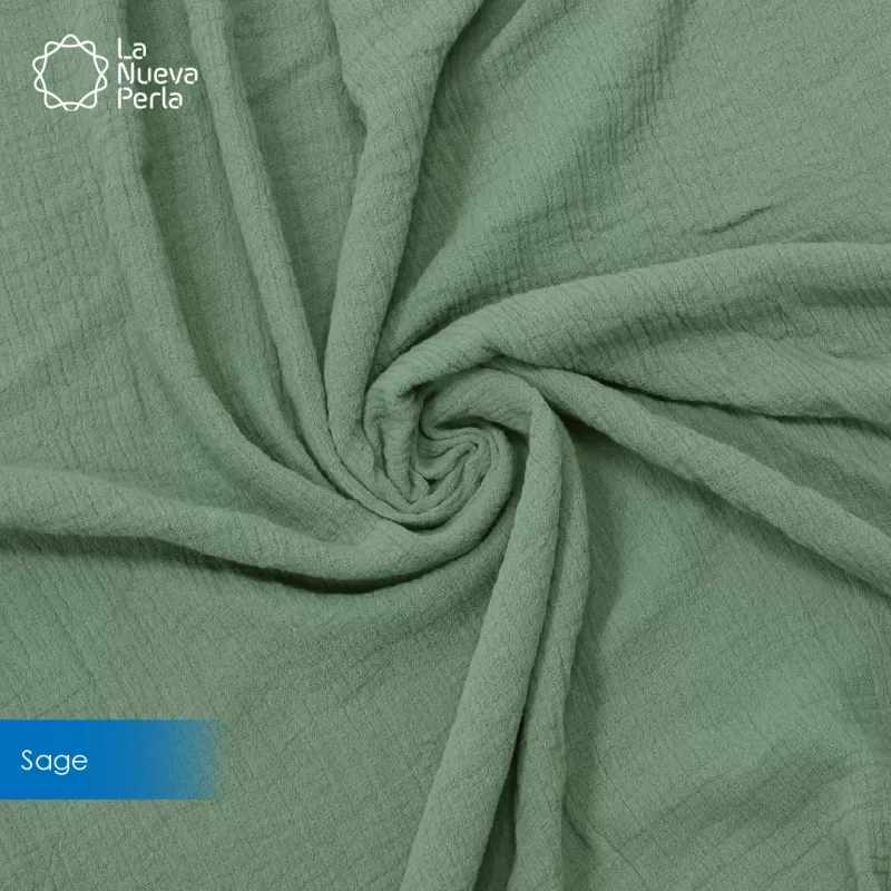 Manta Muselina 2.55 M ancho Sage