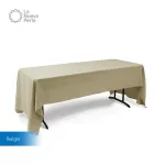 Mantel Tablón Lino Ginebra 3.00x1.45 m Beige