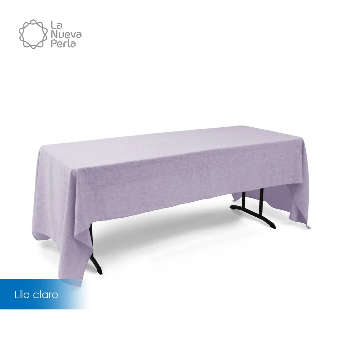Mantel Tablón Lino Ginebra 2.50x1.45 m Lila: imagen 1