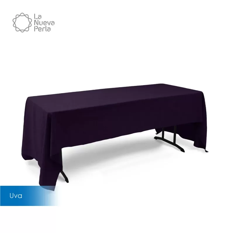 Mantel Tablón Lino Ginebra 3.00x2.00 m Uva