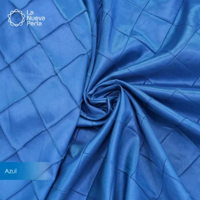 Tafeta Bordada 2.60 M ancho Azul Turquesa