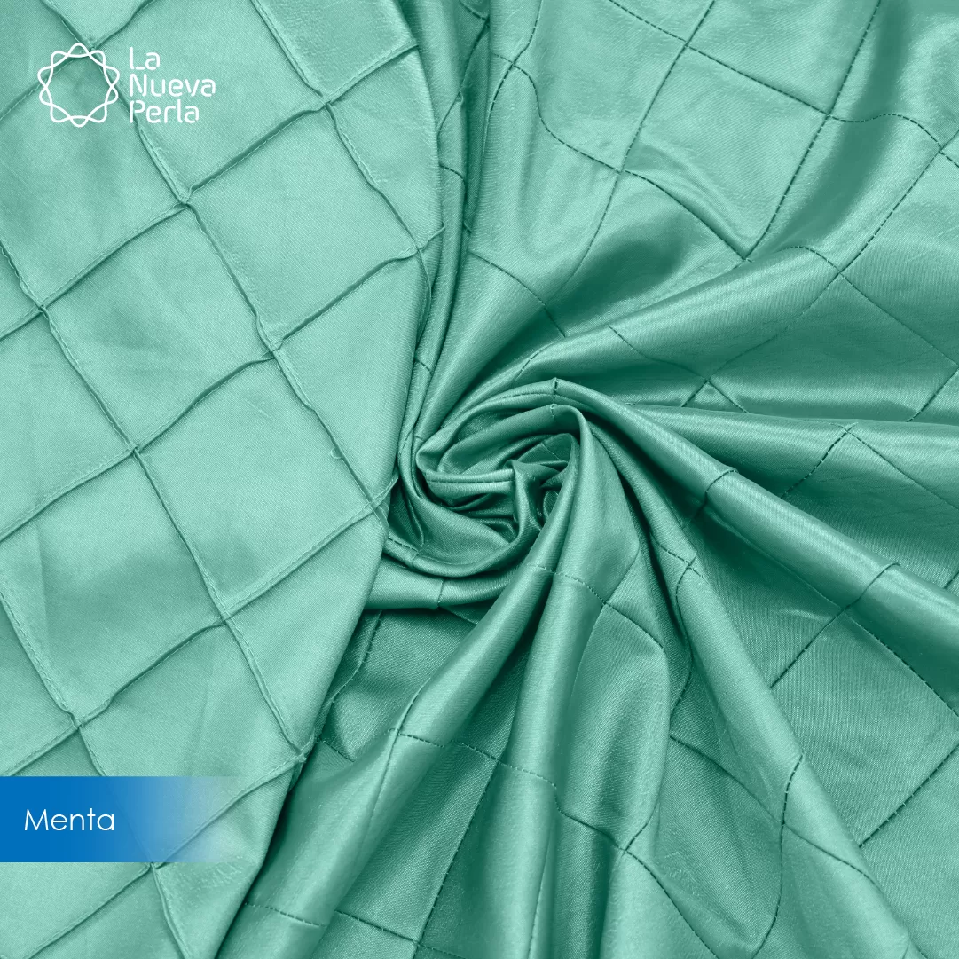 Tafeta Bordada 2.60 M ancho Menta: imagen 1