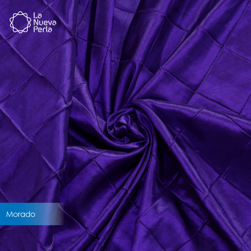 Tafeta Bordada 2.60 M ancho Morado