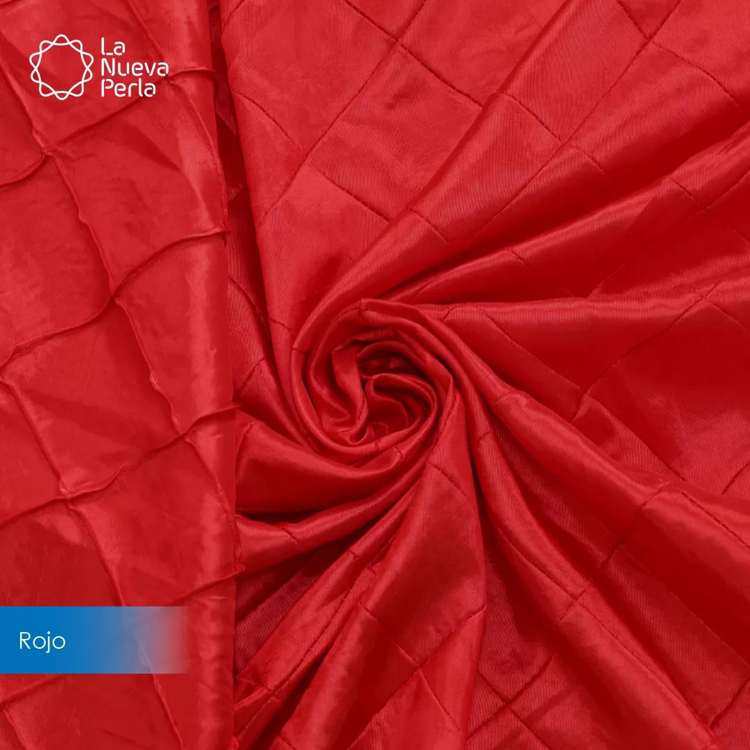 Tafeta Bordada 2.60 M ancho Rojo: imagen 1