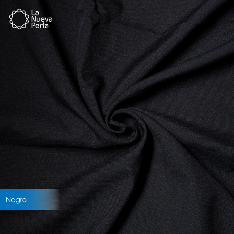 Tergal Liverpool 1.50 M ancho Negro