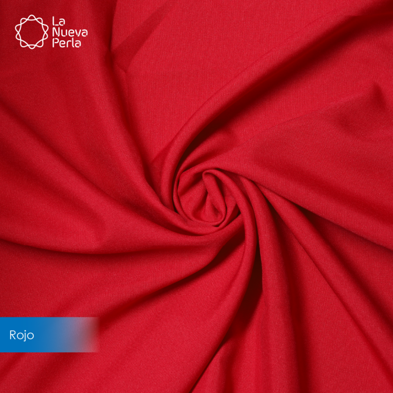 Tergal Liverpool 1.50 M ancho Rojo