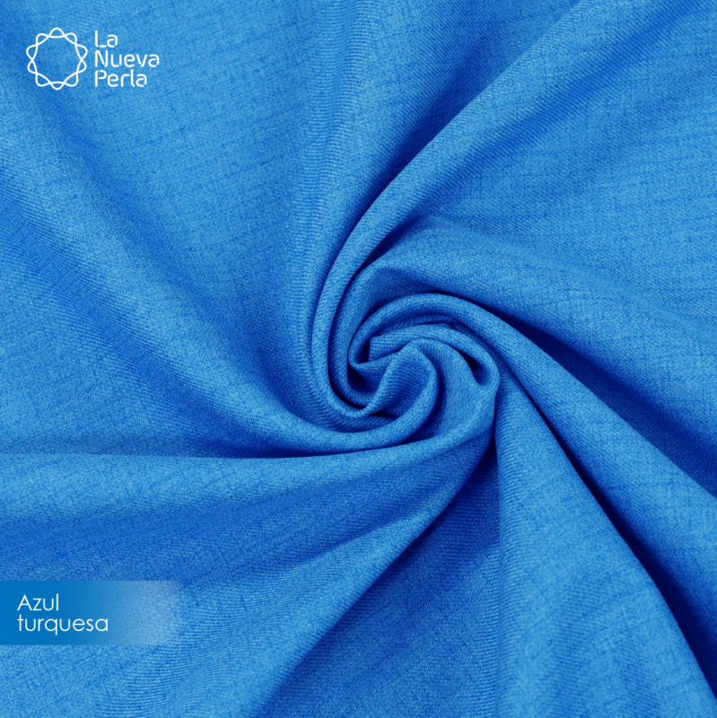 Tela Super Venecia 1.50 M ancho Azul Turquesa