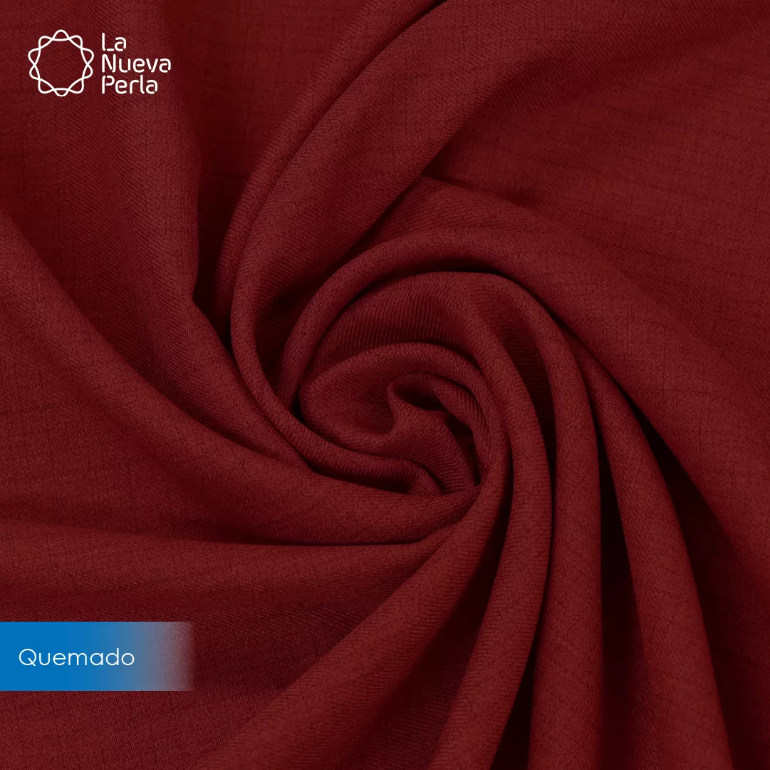 Tela Super Venecia 1.50 M ancho Rojo Quemado: imagen 1
