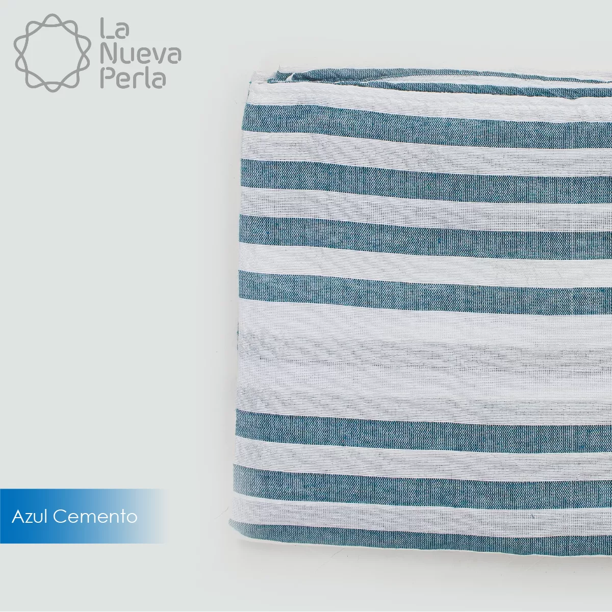Colcha Corrugada 100% acrilán Matrimonial 2.00 x 2.30 m Azul Cemento: imagen 1
