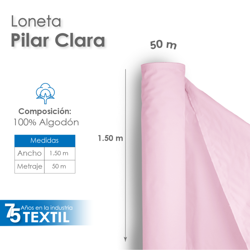 Loneta Pilar Cruda 1.50 M ancho