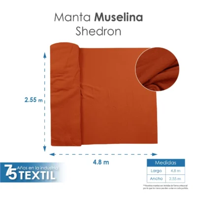 Manta Muselina 2.55 M ancho Shedron: imagen 4