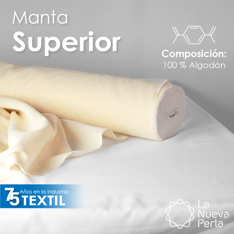 Manta Superior 1.80 M ancho cruda