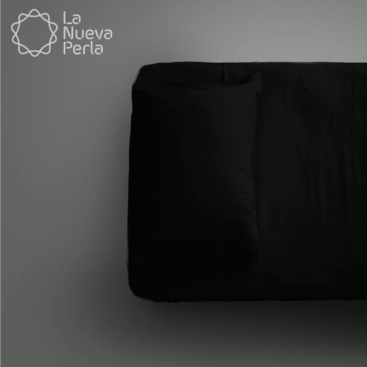 Juego Sábanas Manta Negro Individual Colchón Normal 25 cm: imagen 4