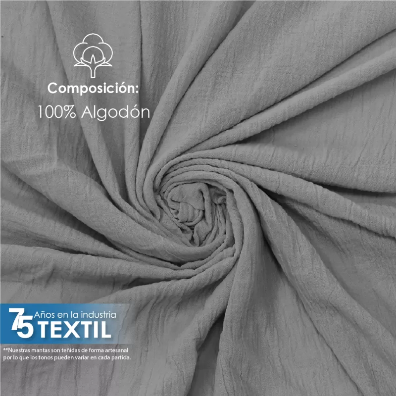 Tela Sienna 1.30 M ancho Gris Plata