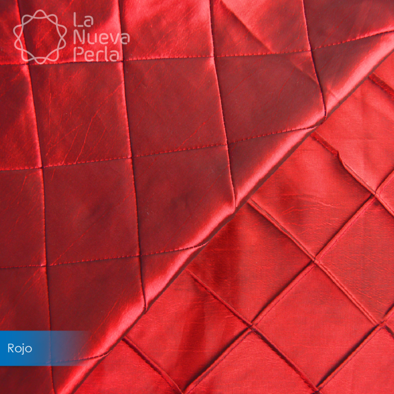 Tafeta Bordada 2.60 M ancho Rojo