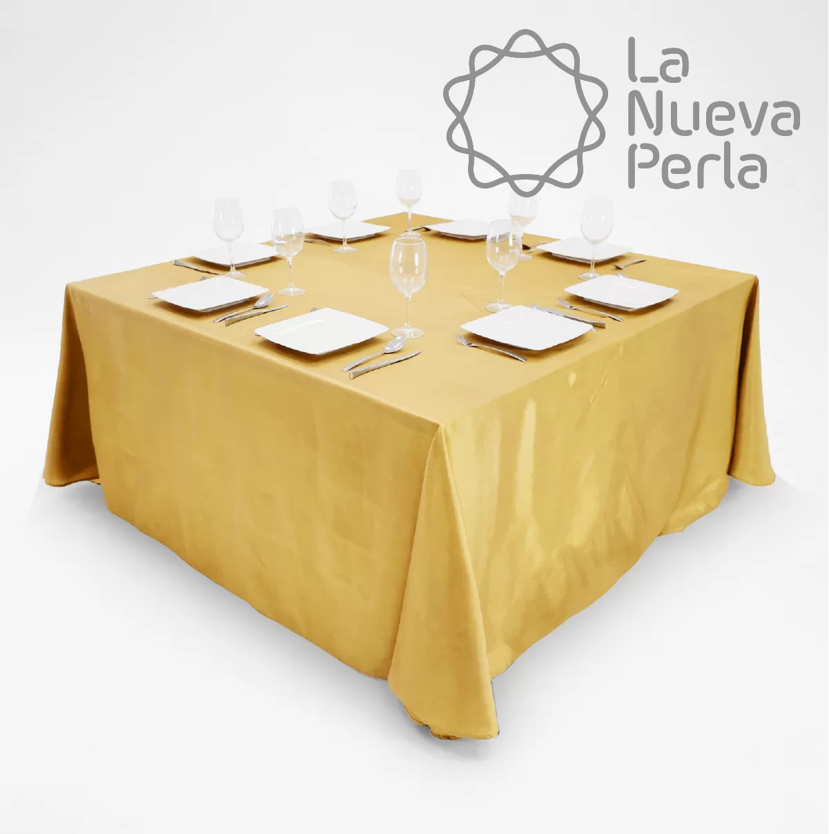 Mantel Imperial Tafeta Tornasol 2.90 x 2.90 M: imagen 1
