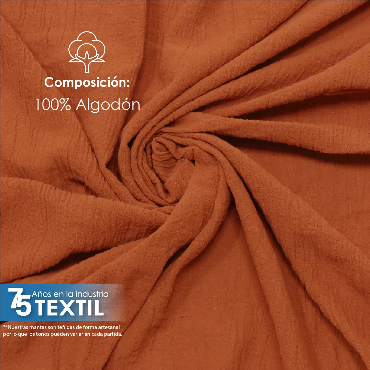 Tela Sienna 1.30 M ancho Shedron: imagen 5