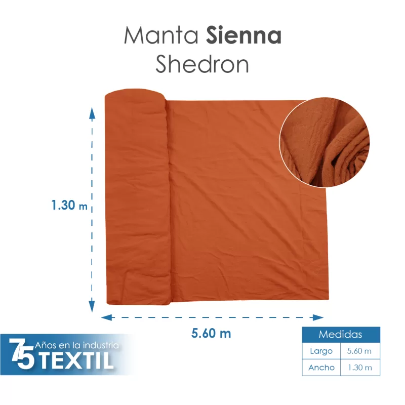 Tela Sienna 1.30 M ancho Shedron