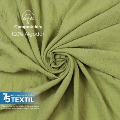Tela Sienna 1.30 M ancho Verde Infusion: imagen 5