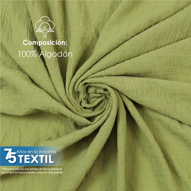 Tela Sienna 1.30 M ancho Verde Infusion