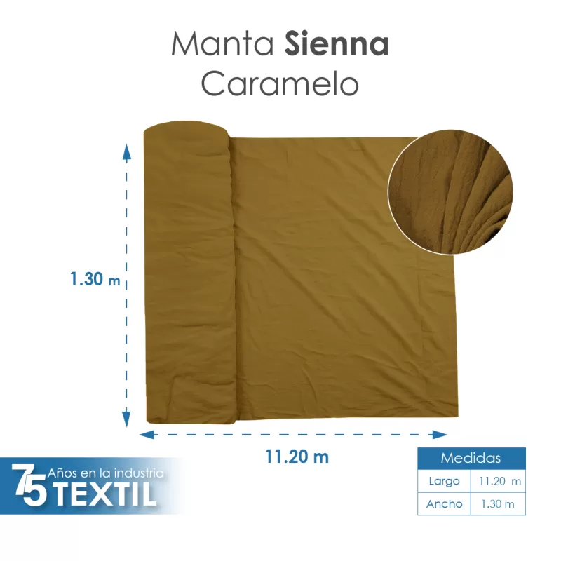 Tela Sienna 1.30 M ancho Caramelo