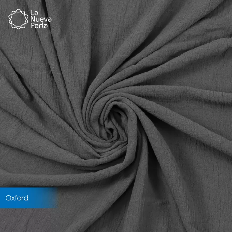 Tela Sienna 1.30 M ancho Gris Oxford