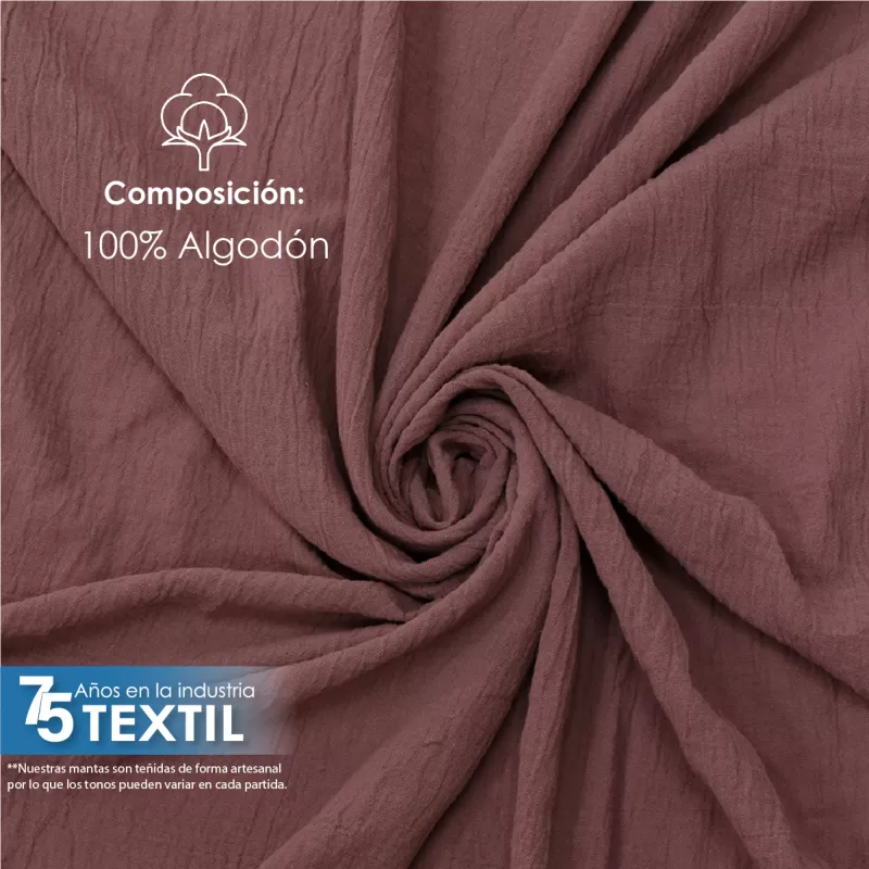 Tela Sienna 1.30 M ancho Palo de Rosa