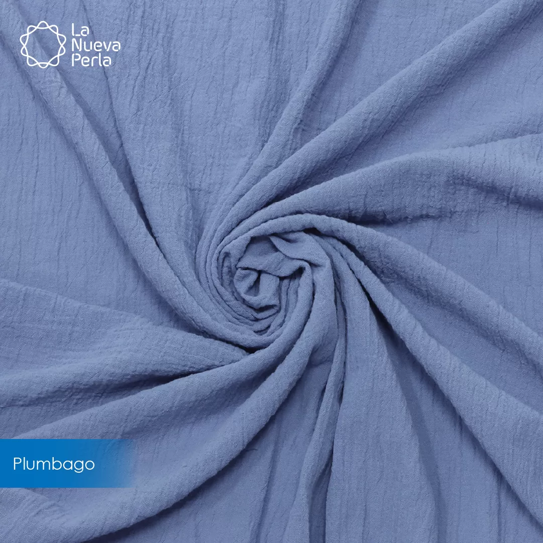 Tela Sienna 1.30 M ancho Azul Plumbago: imagen 1