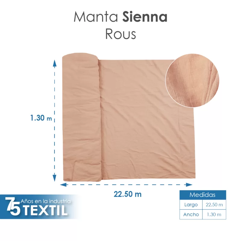 Tela Sienna 1.30 M ancho Rous