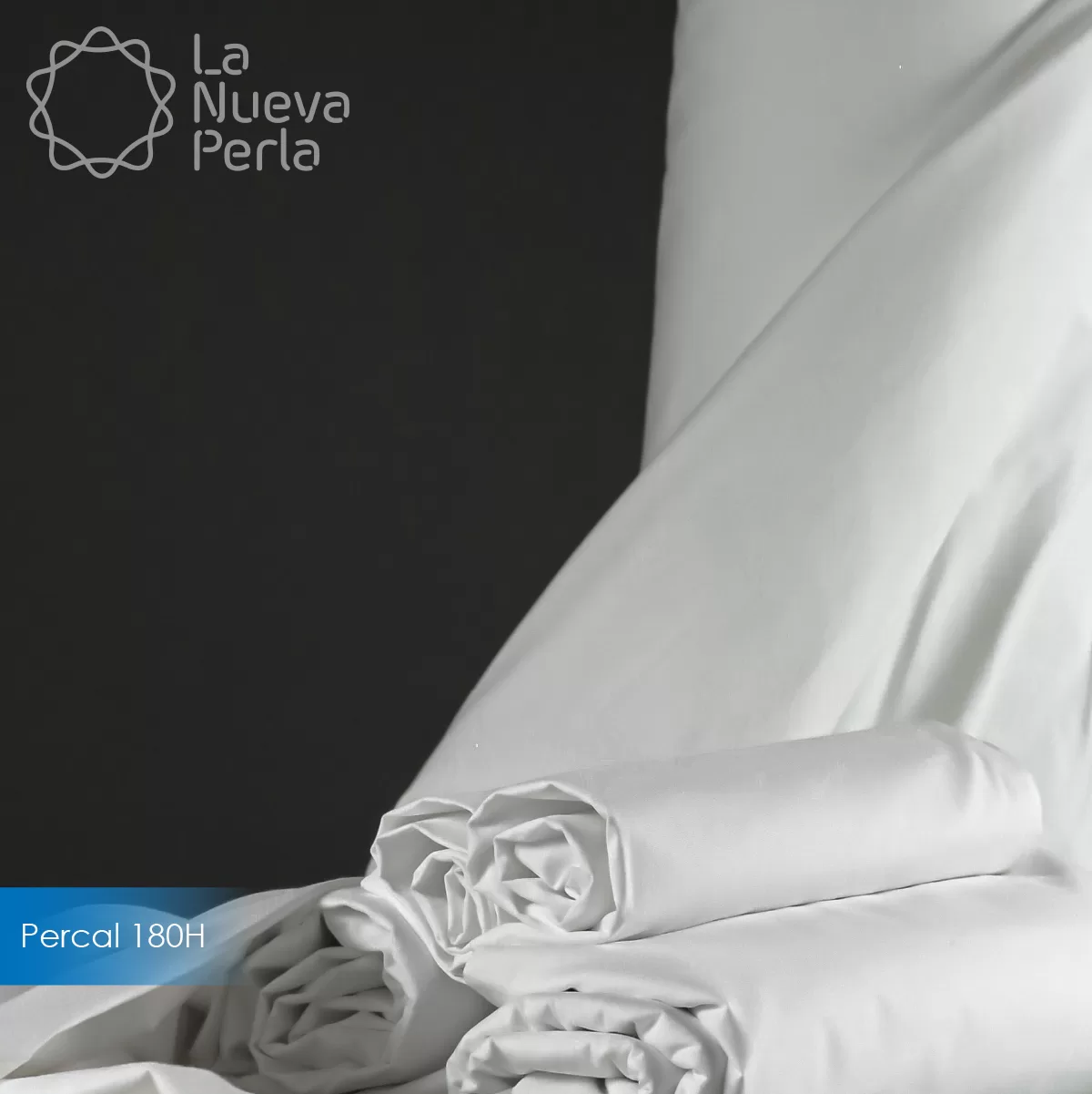 Tela Percal 180 hilos Huatulco 280 cm 50% algodón 50% Poliéster Blanco: imagen 1