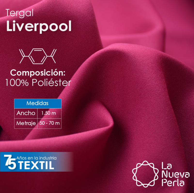 Tergal Liverpool 1.50 M ancho Amarillo Mango