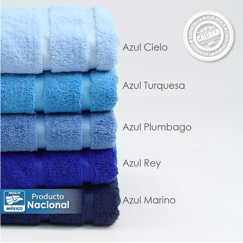 Toalla Microfibra Manos 60X125 Color Azul Rey