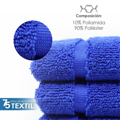 Toalla Microfibra Pullman 40X60 Color Azul Rey: imagen 3