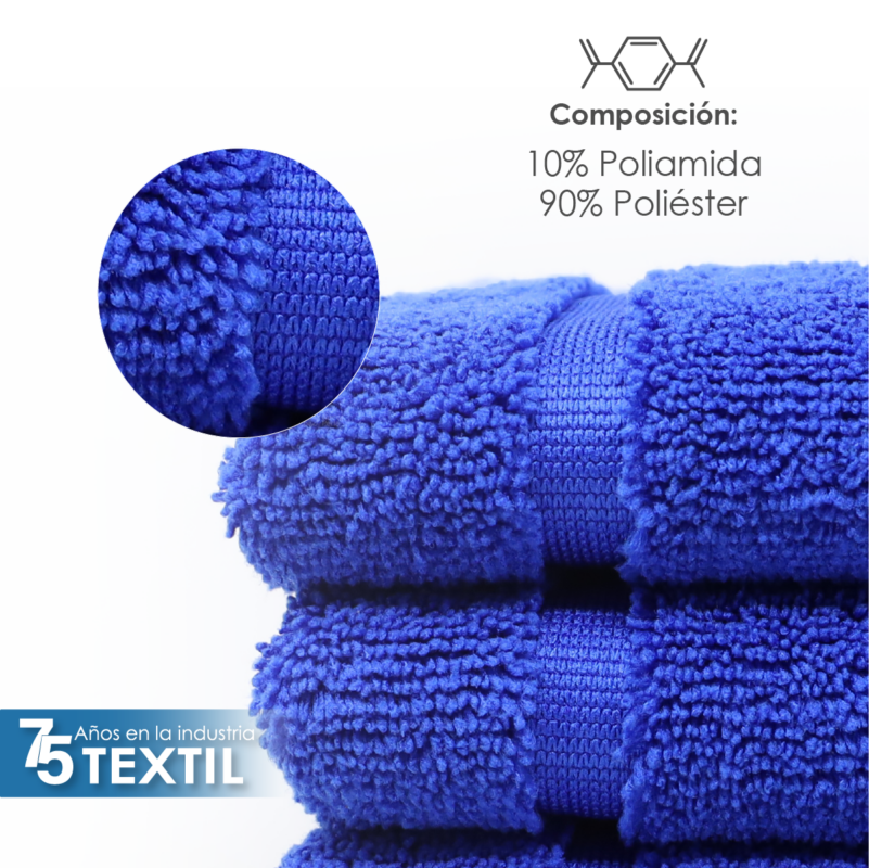 Toalla Microfibra Pullman 40X60 Color Azul Rey
