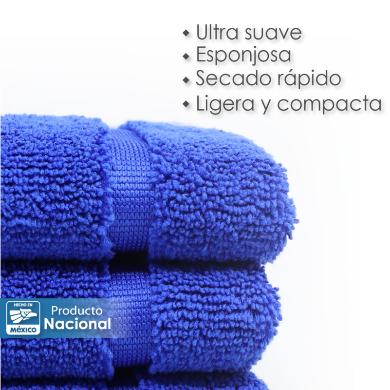 Toalla Microfibra Pullman 40X60 Color Azul Rey