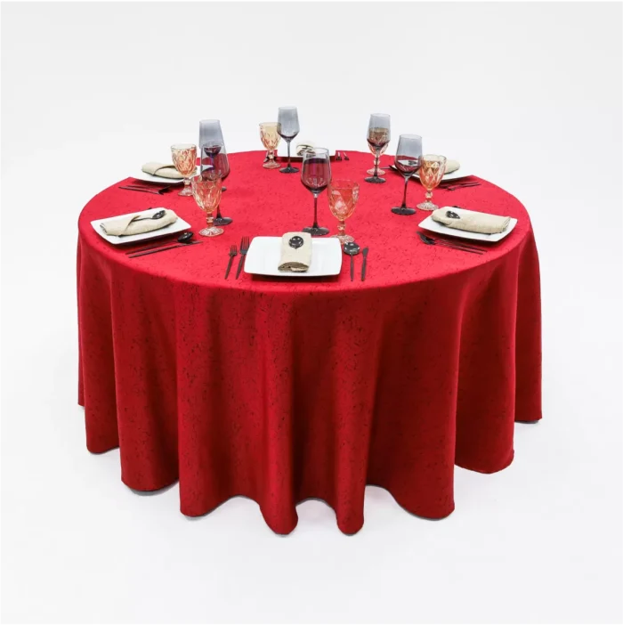Mantel Yackard Redondo YE-281 AFRICA ROJO