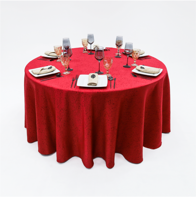 Mantel Yackard Redondo YE-281 AFRICA ROJO