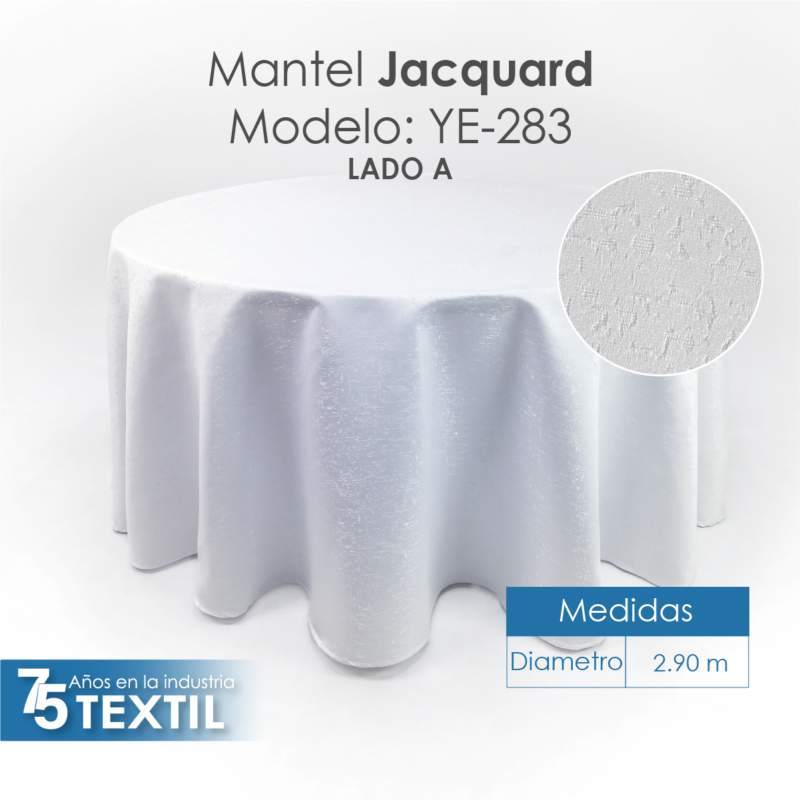 Mantel Yackard Redondo YE-283 ** SOBRE PEDIDO **