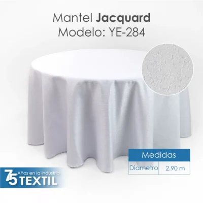 Mantel Yackard Redondo YE-284 ** SOBRE PEDIDO **: imagen 2