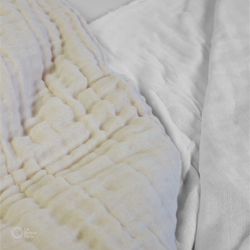 Manta de cielo 85 cm ancho Cruda