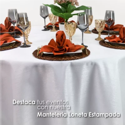 Mantel Yackard Redondo YE-284 ** SOBRE PEDIDO **: imagen 5