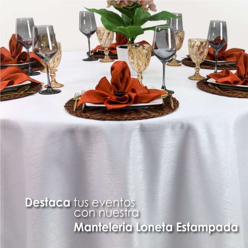 Mantel Yackard Redondo YE-284 ** SOBRE PEDIDO **