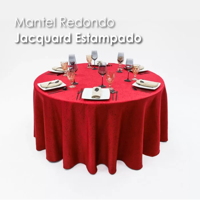 Mantel Yackard Redondo YE-281 AFRICA ROJO